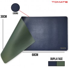 Mouse Pad Couro Profissional MTC-7030 Tomate - Azul e Verde Escuro